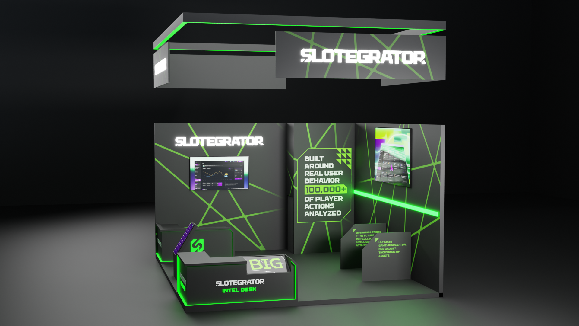 IGB Live booth visualization render 2