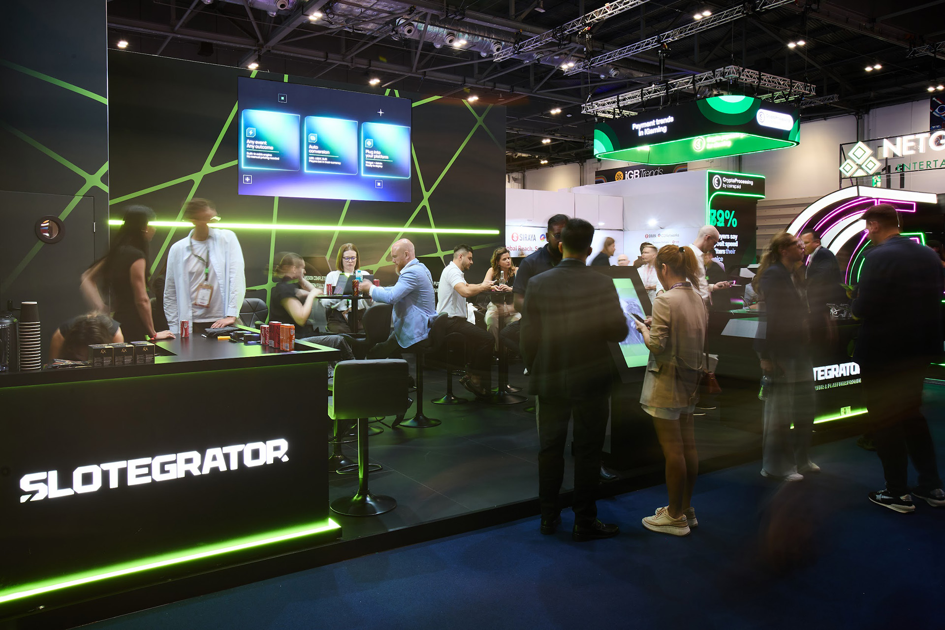Final IGB Live booth installation view 4